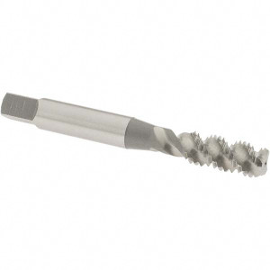 OSG Spiral Flute Tap: M8x1.25 Metric Coarse, 3 Flutes, Bottoming, 6H Class of Fit, High Speed Steel, Bright/Uncoated 2-23/32" OAL, Right Hand Thread, D5, Series 142 1986400 - 65016081