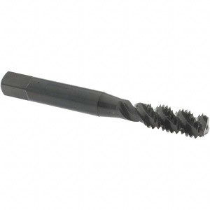 OSG Spiral Flute Tap: M8x1.25 Metric Coarse, 3 Flutes, Bottoming, 6H Class of Fit, High Speed Steel, Oxide Coated 2-23/32" OAL, Right Hand Thread, D5, Series 142 1986401 - 64162415