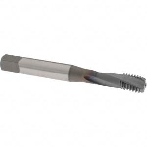 OSG Spiral Flute Tap: M8x1.25 Metric Coarse, 3 Flutes, Modified Bottoming, 6H Class of Fit, Powdered Metal, TICN Coated 2-23/32" OAL, Right Hand Thread, D5, Series 345 1705908 - 55440432
