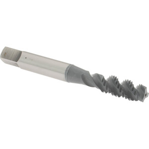 OSG Spiral Flute Tap: M8x1.25 Metric Coarse, 3 Flutes, Plug, 6H Class of Fit, High Speed Steel, elektraLUBE Coated 2-23/32" OAL, Right Hand Thread, D5, Series 143 1986302 - 65026080