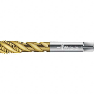 Walter Prototyp Spiral Flute Tap: M12x1.75 Metric, 4 Flutes, Modified Bottoming, 6HX Class of Fit, Powdered Metal, Hardlube Coated 16 mm Thread Length, 110 mm OAL, Right Hand Thread, Series EP2056305 6245581 - 36239036