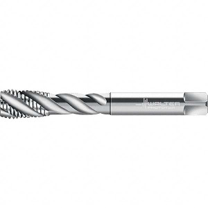 Walter Prototyp Spiral Flute Tap: M48x1.50 Metric Fine, 6 Flutes, Modified Bottoming, 6H Class of Fit, Cobalt, Bright/Uncoated 22 mm Thread Length, 190 mm OAL, Right Hand Thread, Series P21569 6244666 - 36359065