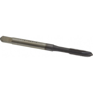 Accupro Spiral Point Tap: M4 x 0.7, Metric Coarse, 3 Flutes, Plug, 6H, Powdered Metal, TiCN Finish Right Hand, D4 31034-00C - 62490867