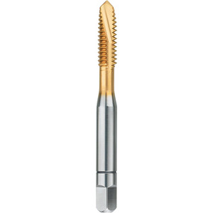 Balax Spiral Point Tap: M6x1 Metric, 3 Flutes, Plug Chamfer, 6H Class of Fit, Powdered Metal High-Speed Steel, Bright/Uncoated 5/8" Thread Length, 2-1/2" OAL, Right Hand, D5, Series BX100 31055-000 - 32043192