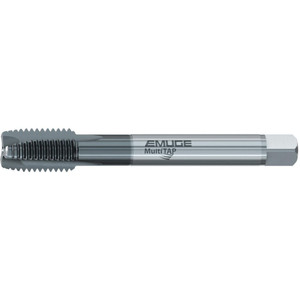 EMUGE-FRANKEN Spiral Point Tap: M24x3 Metric, 3 Flutes, Plug Chamfer, 2B Class of Fit, High-Speed Steel-E, TiCN Coated 34.00 mm Thread Length, 160.00 mm OAL, Right Hand, Series CU499300 CU499300.0124 - 46148912