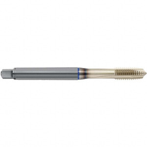 Guhring Spiral Point Tap: M12 x 1.75, Metric, 4 Flutes, Plug, 6HX, Sirius Finish 24 mm Thread Length, 110 mm OAL, Left Hand, D8/D9, Series 4644 9046440120000 - 12269312