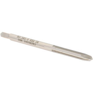 Hertel Spiral Point Tap: M3.5x0.60 Metric Coarse, 2 Flutes, Plug, 6H Class of Fit, High Speed Steel 2" OAL, Right Hand, D4, K027727AS - 87145637