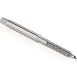 Hertel Spiral Point Tap: M3x0.50 Metric Coarse, 2 Flutes, Plug, High Speed Steel, Bright Finish 5/8" Thread Length, Right Hand, D1, K020091AS - 07684517