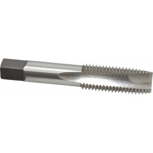 Kennametal Spiral Point Tap: M20 x 2.5, Metric Coarse, 3 Flutes, Plug, 6H, High Speed Steel, Bright Finish 2" Thread Length, 4-15/32" OAL, Right Hand, D7, Series 5351 1544152 - 88417985
