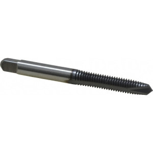 Kennametal Spiral Point Tap: M6 x 1, Metric Coarse, 2 Flutes, Plug, 6H, High Speed Steel, TiCN Finish 1" Thread Length, 2-1/2" OAL, Right Hand, D5, Series 5351TC 4131825 - 74658733