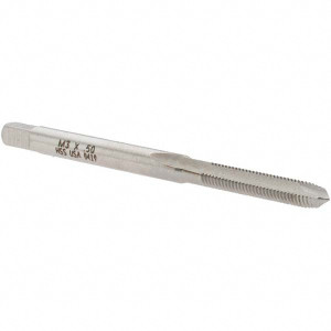 Made in USA Spiral Point Tap: M3x0.50 Metric Coarse, 2 Flutes, Plug, High Speed Steel Right Hand, D3, 27360 - 45646692