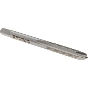 Made in USA Spiral Point Tap: M5x0.80 Metric Coarse, 2 Flutes, Plug, 6H Class of Fit, High Speed Steel, Bright Finish 7/8" Thread Length, Right Hand, D4, Series 302 23229-00-B - 00208470