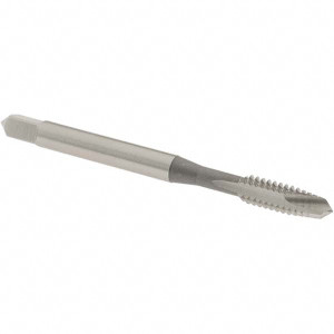 OSG Spiral Point Tap: #10-24 UNC, 2 Flutes, Plug, High Speed Steel, Bright Finish 7/8" Thread Length, Right Hand, H2, Series 105 1208400 - 64931819
