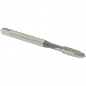 OSG Spiral Point Tap: #10-32 UNF, 2 Flutes, Plug, High Speed Steel, Bright Finish 7/8" Thread Length, Right Hand, H1, Series 105 1203800 - 64930837