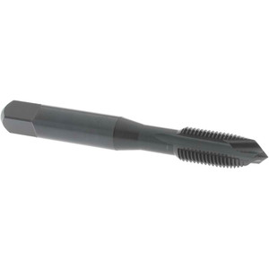 OSG Spiral Point Tap: 3/8-24 UNF, 3 Flutes, Plug, 2B Class of Fit, Vanadium High Speed Steel, Oxide Coated 1-1/4" Thread Length, Right Hand, H5, Series 300 1729301 - 70865332
