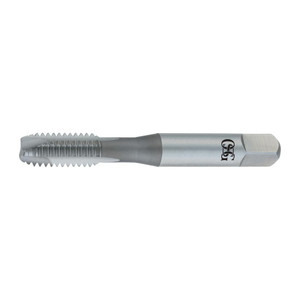 OSG Spiral Point Tap: 5/16-18 UNC, 3 Flutes, Plug, 3B Class of Fit, High Speed Steel, TiN Coated 1-1/8" Thread Length, Right Hand, H3, Series 105 1231005 - 44159515