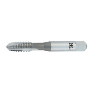 OSG Spiral Point Tap: M10x1.50 Metric Coarse, 3 Flutes, Plug, 6H Class of Fit, High Speed Steel, TiN Coated 1-1/4" Thread Length, Right Hand, Series 288 2888505 - 04621371