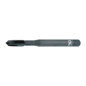 OSG Spiral Point Tap: M12x1.25 Metric Fine, 3 Flutes, Plug, 6H Class of Fit, Vanadium High Speed Steel, Oxide Coated 1-21/32" Thread Length, 100 mm OAL, Right Hand, Series 259 2592101 - 04929089