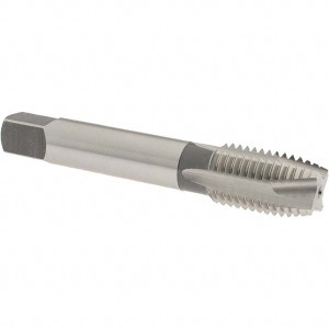 OSG Spiral Point Tap: M20x2.50 Metric Coarse, 4 Flutes, Plug, 6H Class of Fit, High Speed Steel, Bright Finish 2" Thread Length, Right Hand, D7, Series 142 1983900 - 44160109