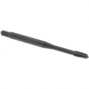 OSG Spiral Point Tap: M3x0.50 Metric Coarse, 3 Flutes, Plug, 6H Class of Fit, Vanadium High Speed Steel, Oxide Coated 5/8" Thread Length, 56 mm OAL, Right Hand, Series 259 2590401 - 01912146