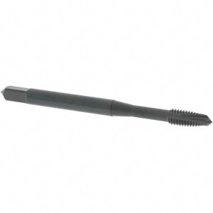 OSG Spiral Point Tap: M4x0.70 Metric Coarse, 3 Flutes, Plug, 6H Class of Fit, Powdered Metal, Oxide Coated 3/4" Thread Length, Right Hand, D4, Series 344 1702301 - 75045559