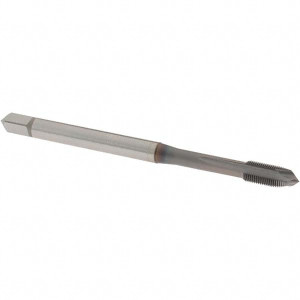 OSG Spiral Point Tap: M5.5x0.50 Metric Coarse, 3 Flutes, Plug, 6H Class of Fit, Powdered Metal, V Coated 70 mm OAL, Right Hand, D3, Series 16510 1651004608 - 49234610