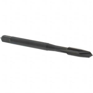 OSG Spiral Point Tap: M5x0.80 Metric Coarse, 2 Flutes, Plug, 6H Class of Fit, High Speed Steel, Oxide Coated 7/8" Thread Length, Right Hand, Series 288 2888201 - 04621272