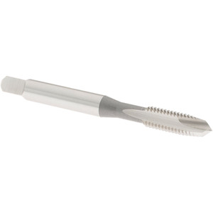 OSG Spiral Point Tap: M6x1.00 Metric Coarse, 2 Flutes, Plug, 6H Class of Fit, High Speed Steel, Bright Finish 1" Thread Length, Right Hand, D5, Series 142 1981000 - 65134082