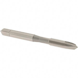 OSG Spiral Point Tap: M6x1.00 Metric Coarse, 3 Flutes, Plug, 2B Class of Fit, High Speed Steel, Bright Finish 24 mm Thread Length, 62 mm OAL, Right Hand, Series 122 15413 - 41908575