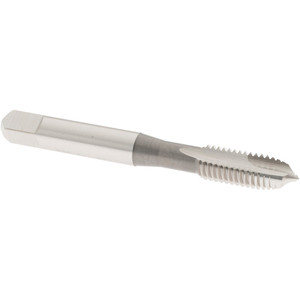 OSG Spiral Point Tap: M8x1.25 Metric Coarse, 2 Flutes, Plug, 6H Class of Fit, High Speed Steel, Bright Finish 1-1/8" Thread Length, Right Hand, D5, Series 142 1981300 - 65134108