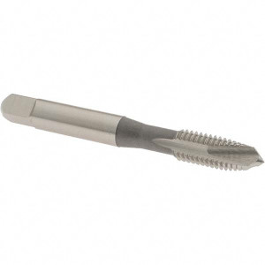 OSG Spiral Point Tap: M8x1.25 Metric Coarse, 3 Flutes, Plug, 6H Class of Fit, High Speed Steel, Bright Finish 1-1/8" Thread Length, Right Hand, Series 288 2888400 - 04621322
