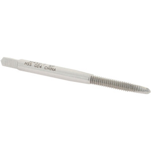 Value Collection Spiral Point Tap: M4x0.70 Metric Coarse, 2 Flutes, Plug, 6H Class of Fit, High Speed Steel, Bright Finish 3/4" Thread Length, Right Hand, D4, MSC-04997235 - 04997235