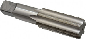 Cleveland Twist Drill 1-3/8 - 12 Bottoming RH 3B H4 Bright High Speed Steel 6-Flute Straight Flute Hand Tap 146.05mm OAL, 3" Thread Length, UNF, Series 1003 C55032 - 40207680