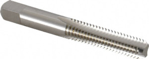 Cleveland Twist Drill 3/8-16 Bottoming RH 3B H3 Bright High Speed Steel 3-Flute Straight Flute Hand Tap 2.938" OAL, 31.75mm Thread Length, UNC, Series 1003 C54586 - 40204901