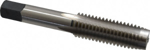 Cleveland Twist Drill 5/8-11 Plug RH 2B H5 Bright High Speed Steel 4-Flute Straight Flute Hand Tap 3.813" OAL, 1.09" Thread Length, UNC, Series 1002 C54783 - 40206229