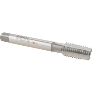 Dormer Pramet Straight Flute Tap: M12x1.75 Metric Coarse, 3 Flute, Plug Chamfer, 6H Class of Fit, HSS, Bright/Uncoated Finish 22.00 mm Thread Length, 89.00 mm OAL, Right Hand, Series E500 5975293 - 65649709