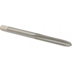 Dormer Pramet Straight Flute Tap: M4x0.7 Metric Coarse, 3 Flute, Plug Chamfer, 6H Class of Fit, HSS, Bright/Uncoated Finish 14.00 mm Thread Length, 53.00 mm OAL, Right Hand, Series E500 5976770 - 65648826