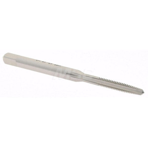 Hertel Straight Flute Tap: #3-48 UNC, 3 Flutes, Taper, 2B Class of Fit, High Speed Steel, Bright/Uncoated 1-3/4" OAL, Right Hand Thread, H2 K008058AS - 02384816