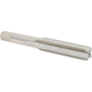 Hertel Straight Flute Tap: M12x1.25 Metric Fine, 4 Flutes, Bottoming, High Speed Steel, Bright/Uncoated 3-3/8" OAL, Right Hand Thread, D5 K027770AS - 02383313