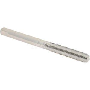 Hertel Straight Flute Tap: M5x0.80 Metric Coarse, 4 Flutes, Bottoming, 6H Class of Fit, High Speed Steel, Bright/Uncoated 2-3/8" OAL, Right Hand Thread, D4 K027738AS - 02383412