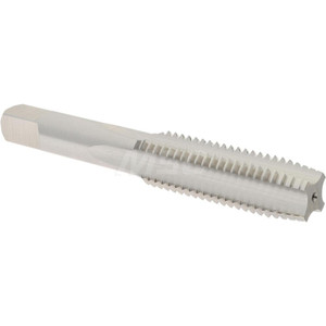 Hertel Straight Flutes Tap: Metric Coarse, 4 Flutes, Plug, 6H, High Speed Steel, Bright/Uncoated 3-19/32" OAL, Right Hand, D7 K027773AS - 77429488