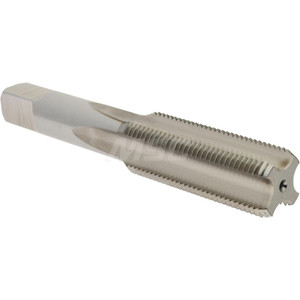 Hertel Straight Flutes Tap: Metric Fine, 4 Flutes, Bottoming, High Speed Steel, Bright/Uncoated 4-1/32" OAL, Right Hand, D6 K027794AS - 02383545