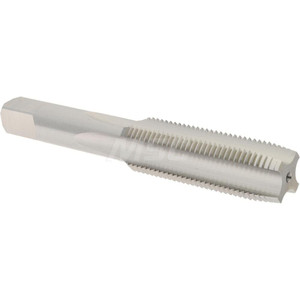 Hertel Straight Flutes Tap: Metric Fine, 4 Flutes, Plug, High Speed Steel, Bright/Uncoated 3-13/16" OAL, Right Hand, D6 K027785AS - 77429298