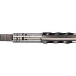 IRWIN HANSON Straight Flute Tap: M20x2.5 Metric, 4 Flute, Bottoming Chamfer, 2B Class of Fit, Carbon Steel, Bright/Uncoated Finish Right Hand 1864ZR - 52359148