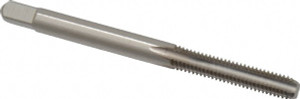 Kennametal #10-32 Bottoming RH 2B H3 Bright High Speed Steel 4-Flute Straight Flute Hand Tap 2.38" OAL, 7/8" Thread Length, UNF, Series 5305/5303 1542080 - 74938333