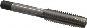 Kennametal 7/16-14 Plug RH H3 Bright High Speed Steel 4-Flute Straight Flute Hand Tap 3.16" OAL, 1.438" Thread Length, UNC, Series 5305/5303 1542625 - 74973140