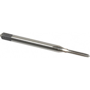 Kennametal M2x0.40 Plug RH 6H D3 Bright High Speed Steel 3-Flute Straight Flute Hand Tap 1-3/4" OAL, 0.438" Thread Length, Metric Coarse 1543707 - 88410709