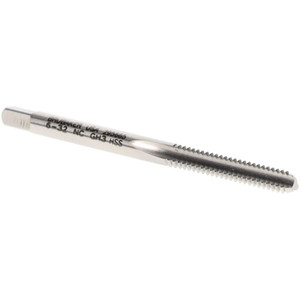 Made in USA Straight Flute Tap: #6-32 UNC, 3 Flutes, Bottoming, 2B Class of Fit, High Speed Steel, Bright/Uncoated 11/16" Thread Length, 2" OAL, Right Hand Thread, H3 10134-00-B - 00574947