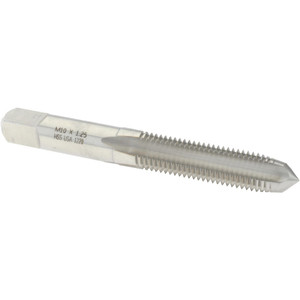 Made in USA Straight Flute Tap: M10x1.5 Metric Coarse, 4 Flute, Plug Chamfer, HSS, Bright/Uncoated Finish 2-15/16" OAL, D6 19421 - 45648920