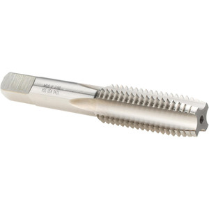 Made in USA Straight Flute Tap: M18x2.5 Metric Coarse, 4 Flute, Plug Chamfer, HSS, Bright/Uncoated Finish 4-1/32" OAL, D7 19691 - 45646783